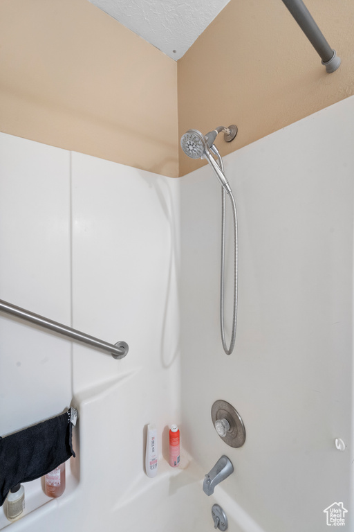 Bathroom featuring shower / bath combination