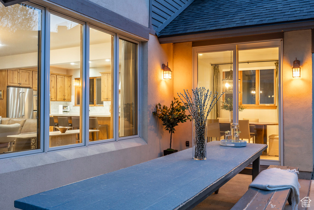 View of patio / terrace with outdoor dining area