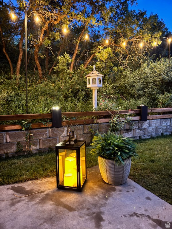 View of patio