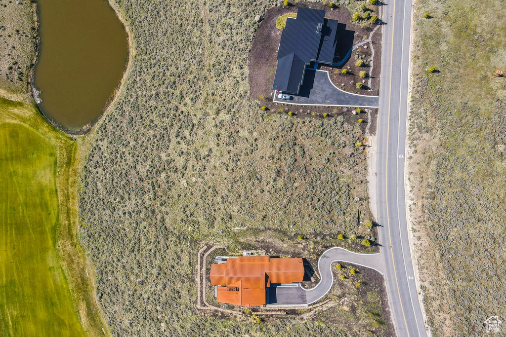 Aerial view of property and surrounding area