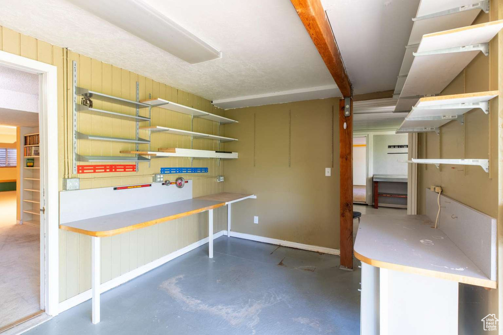 View of basement