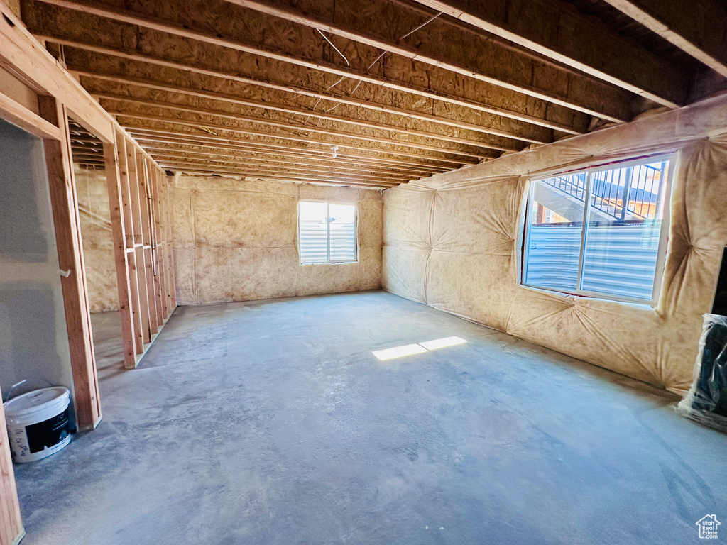 View of basement