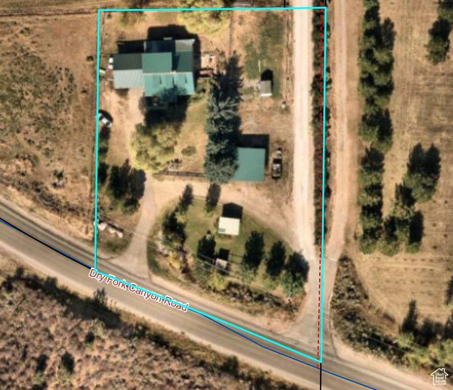 Map / location with property boundaries highlighted