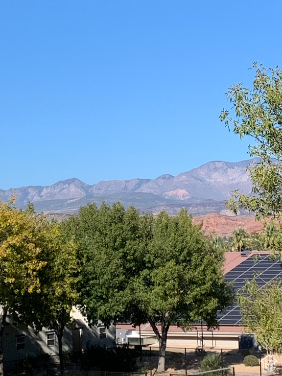 View of mountain background