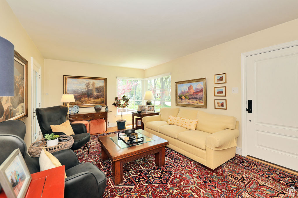 View of living area