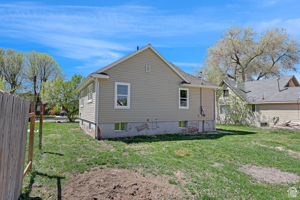 View of back of house