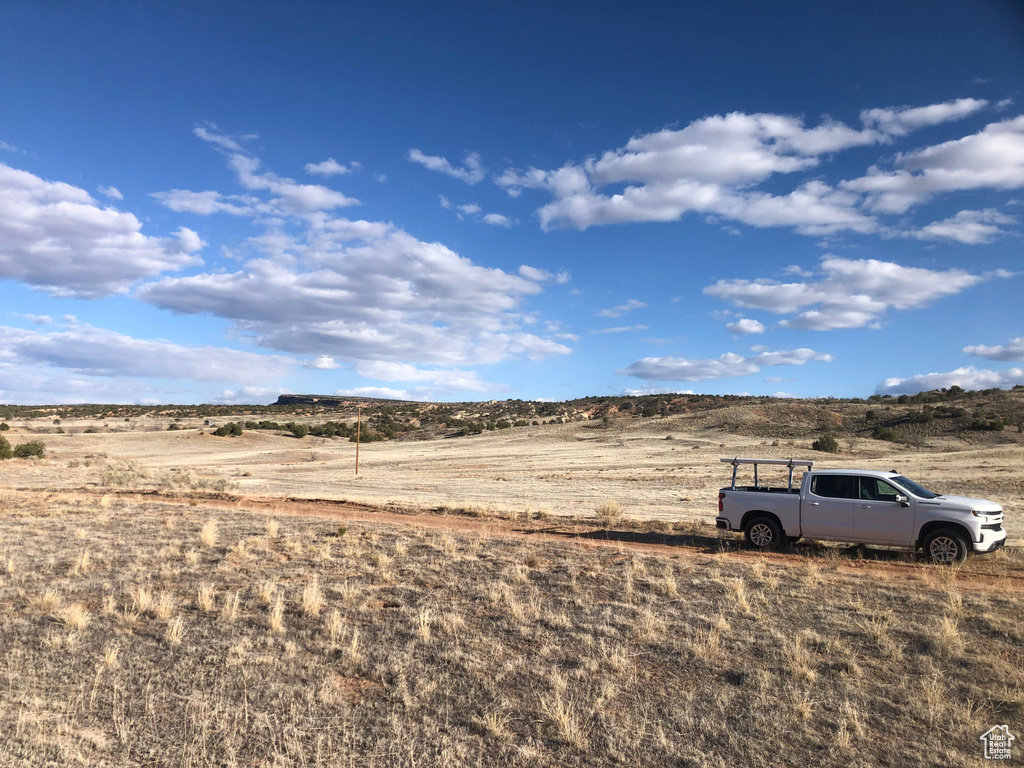 View of yard featuring a view of rural / pastoral area