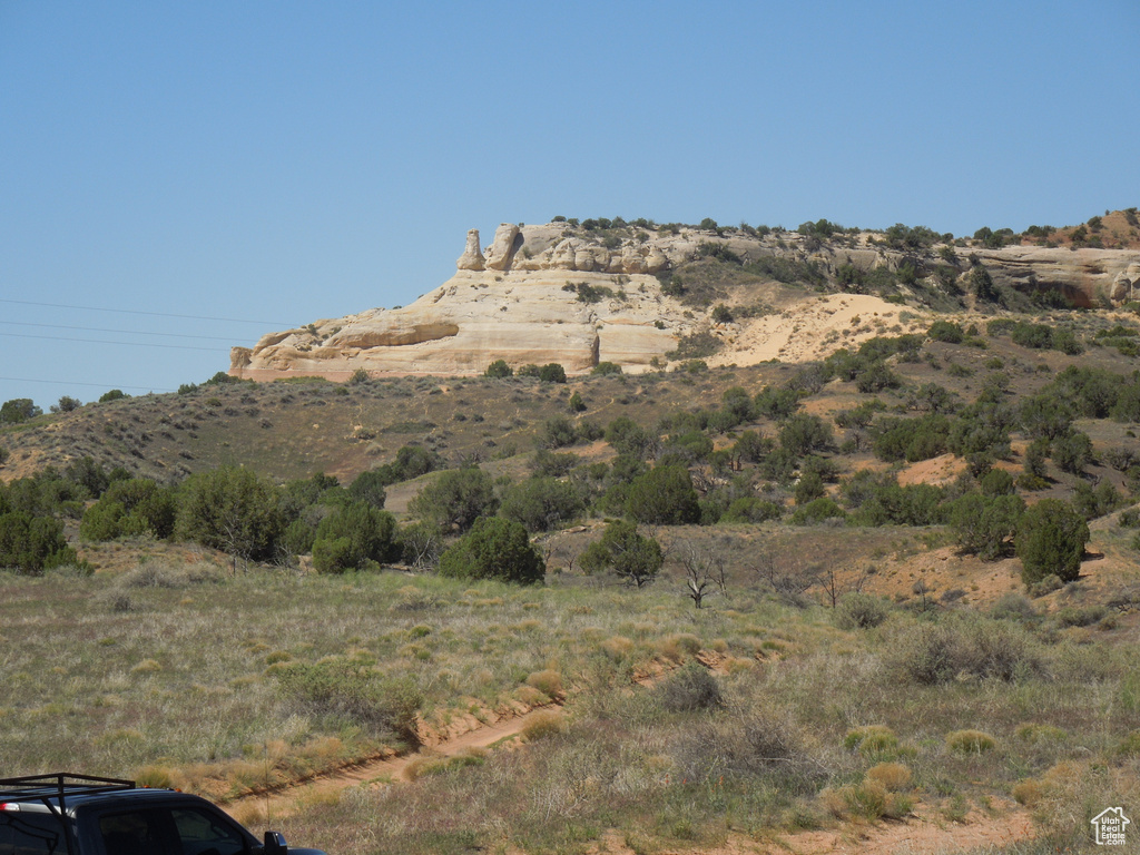 View of mountain background