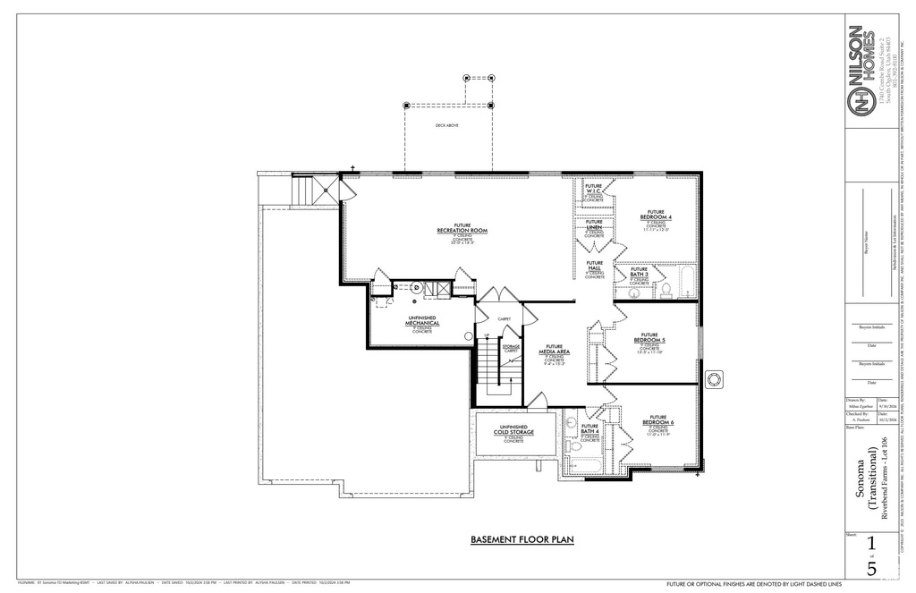 Floor plan / room layout