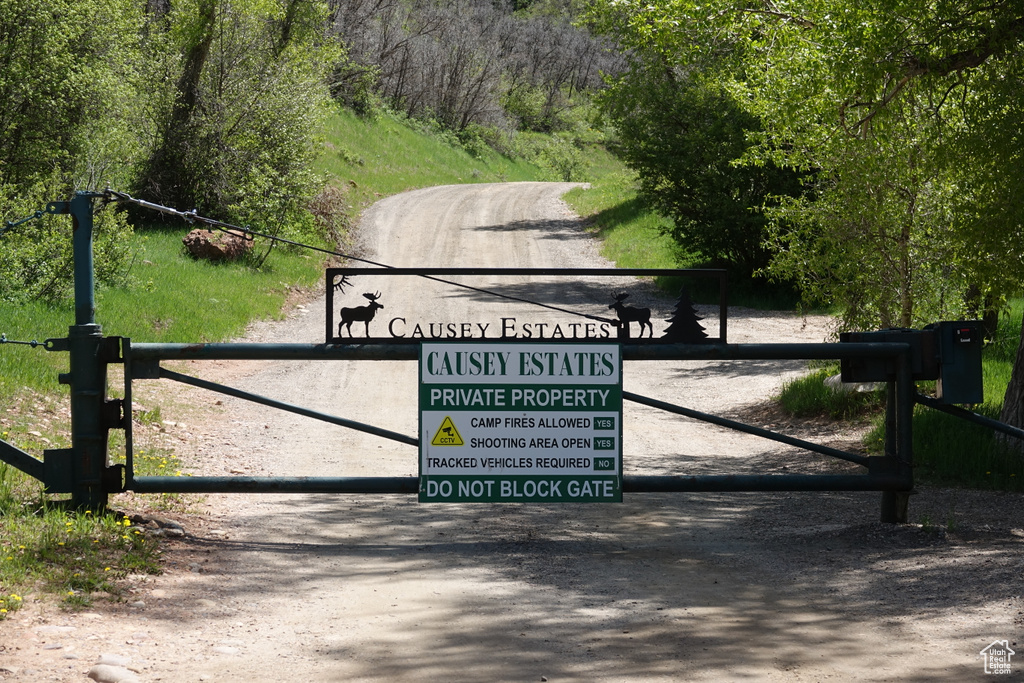 View of gate