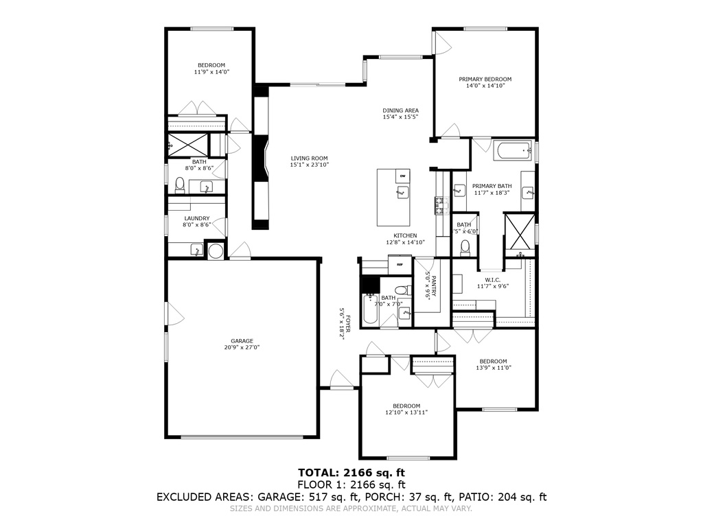 Property floor plan