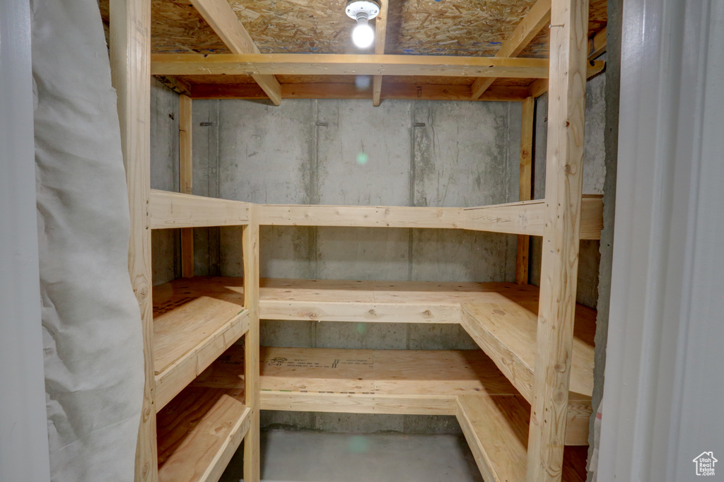 View of storage area