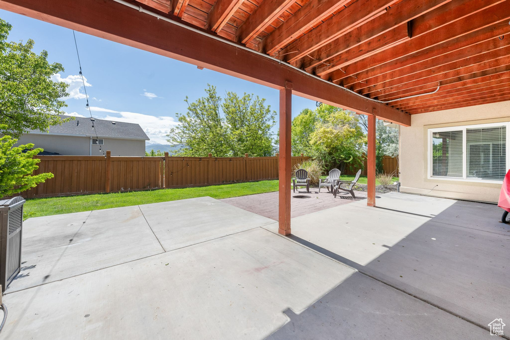 View of patio