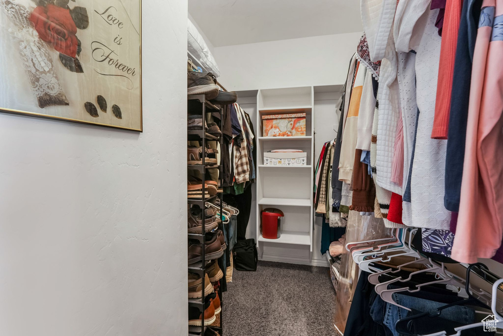 View of spacious closet