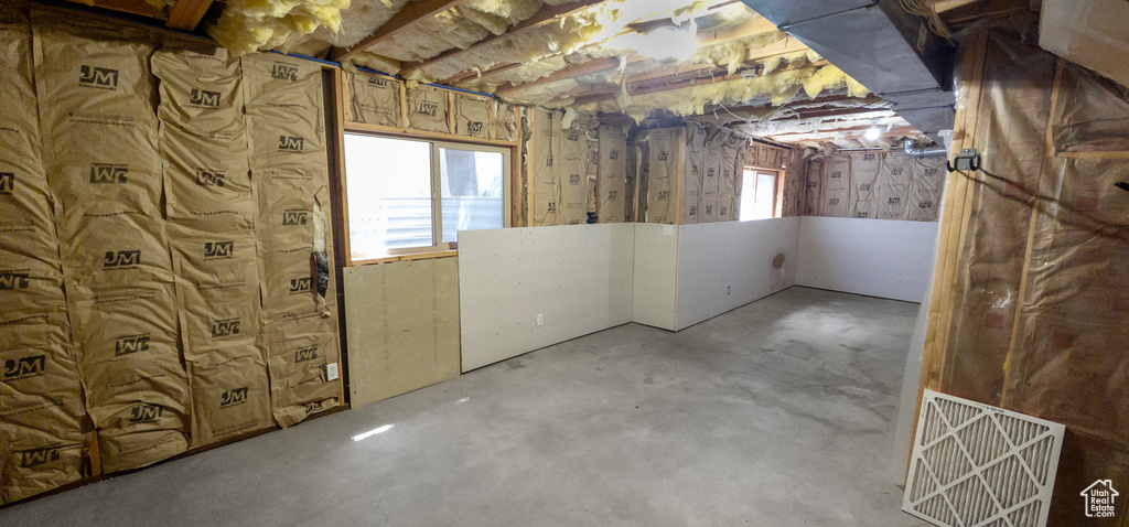 Below grade area with healthy amount of natural light