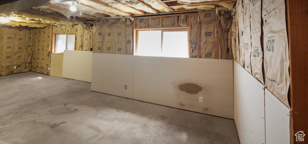 View of basement