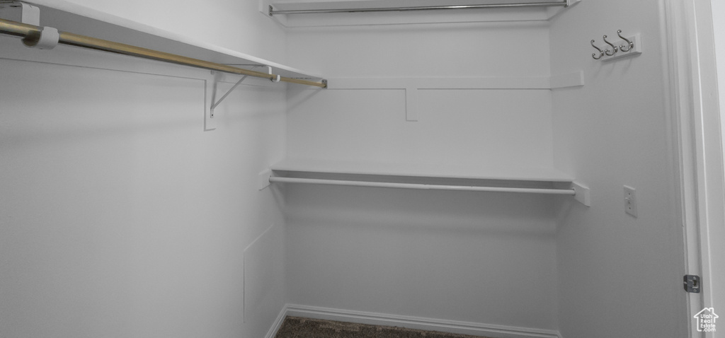 View of spacious closet