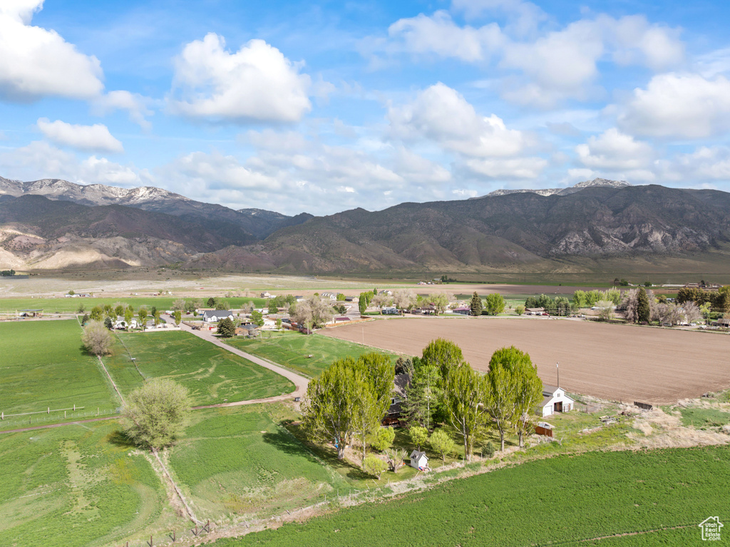 Mountain view featuring rural landscape