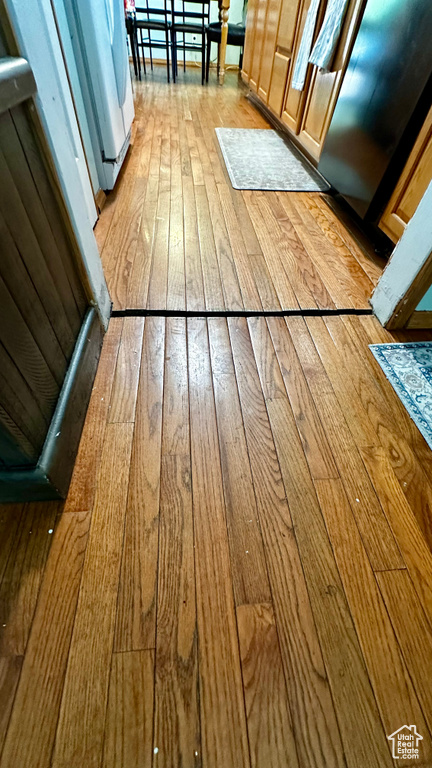 Detailed view of wood finished floors