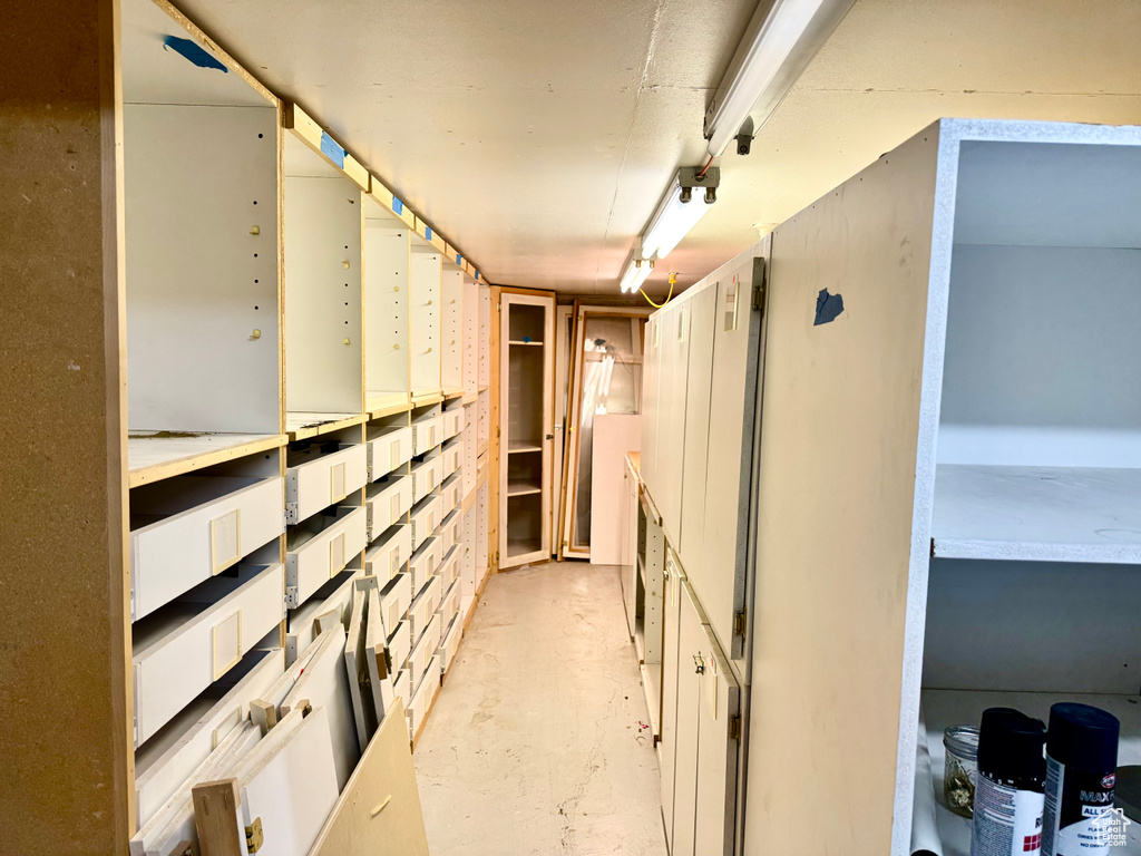 View of storage area