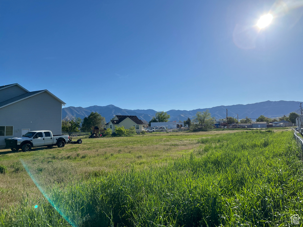 View of mountain backdrop