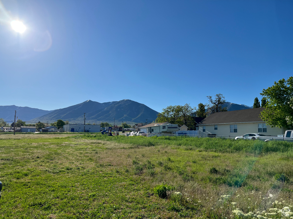 View of mountain backdrop