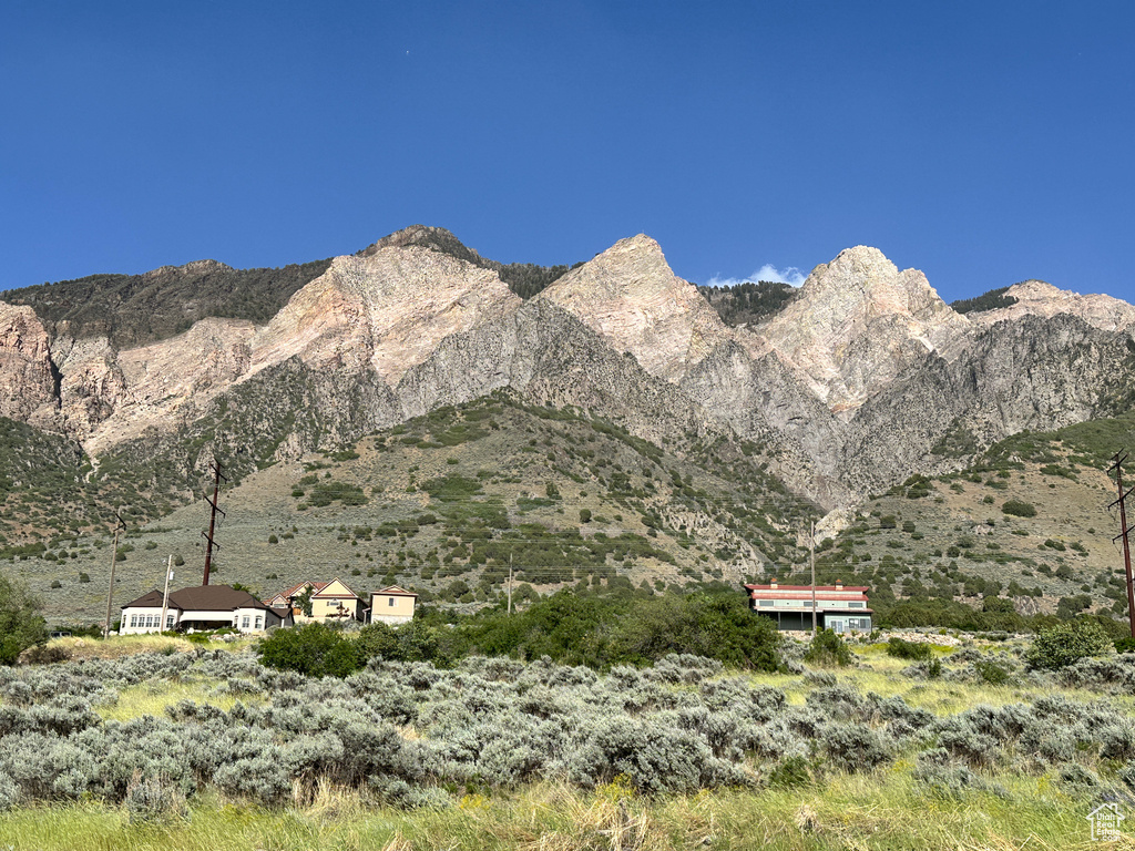 View of mountain background