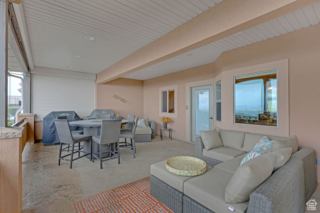 View of living room