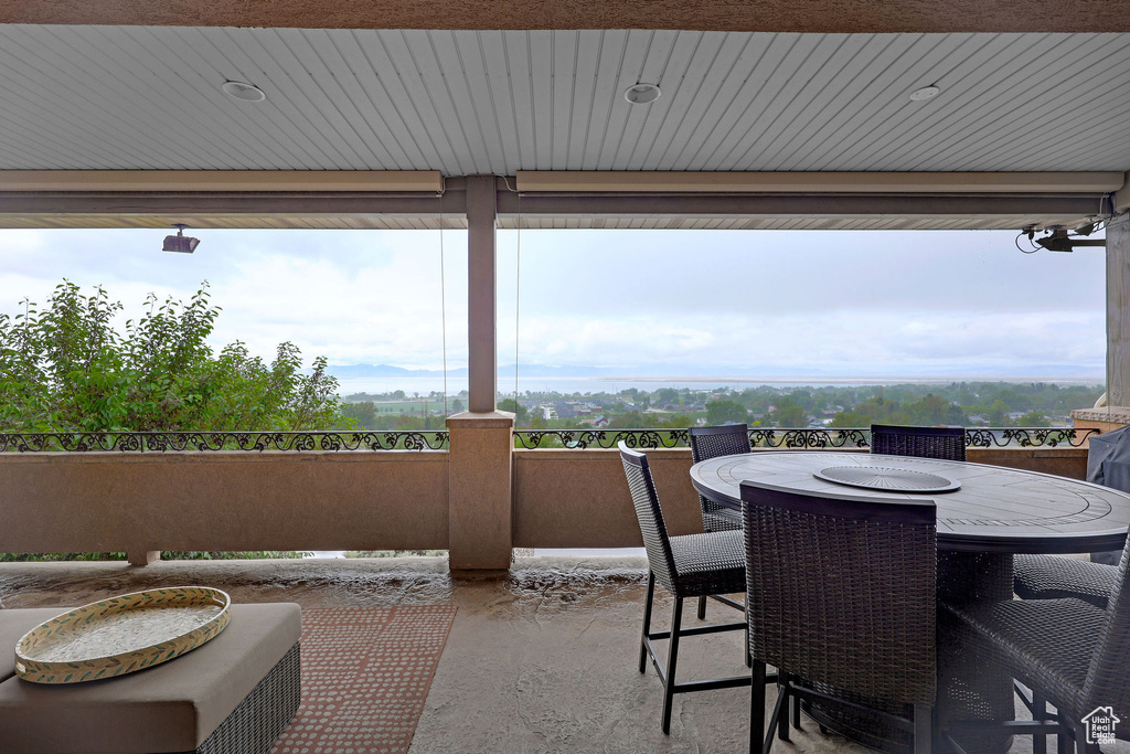View of patio