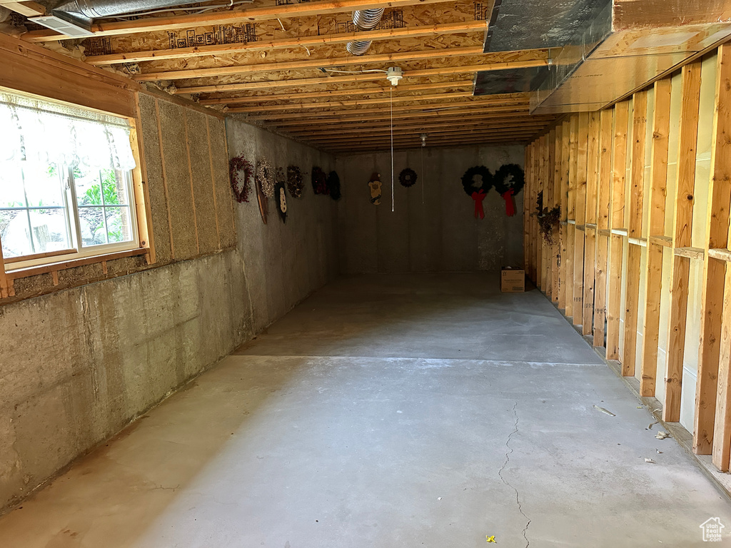 View of basement