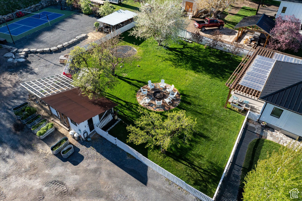Drone / aerial view