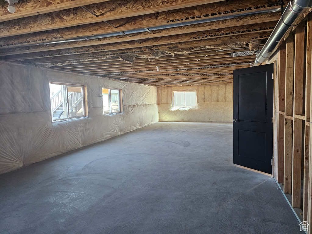 View of basement
