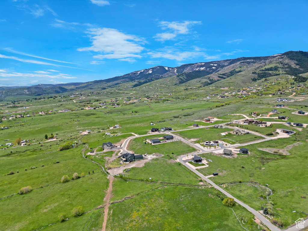 View of rural area featuring a mountain backdrop