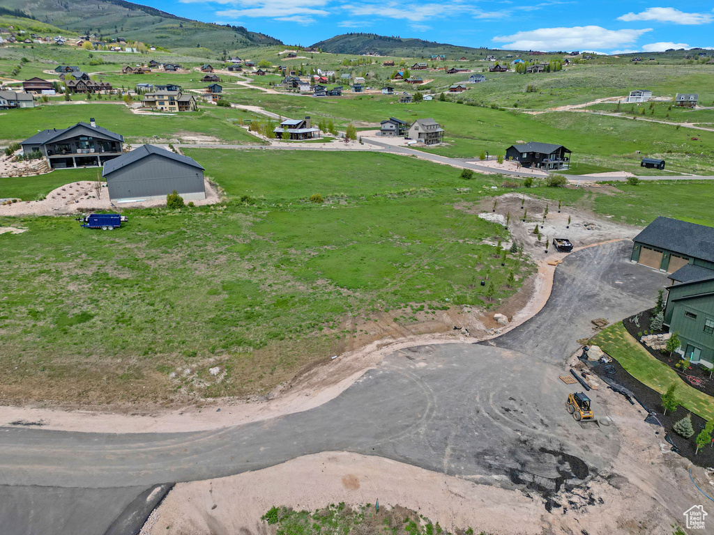 View of rural area with a mountain backdrop