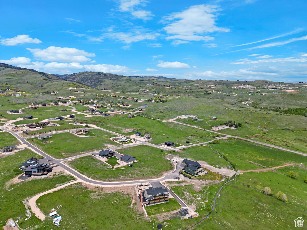 Drone / aerial view of mountains