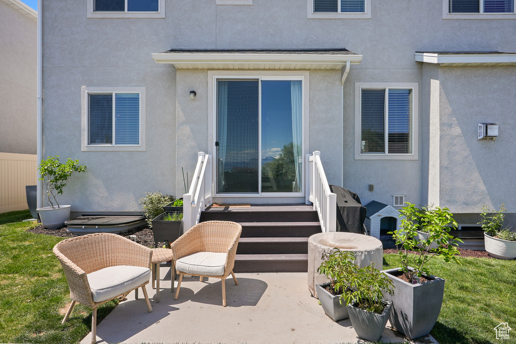 View of patio