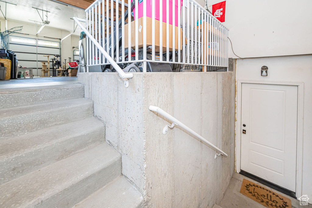 View of stairway
