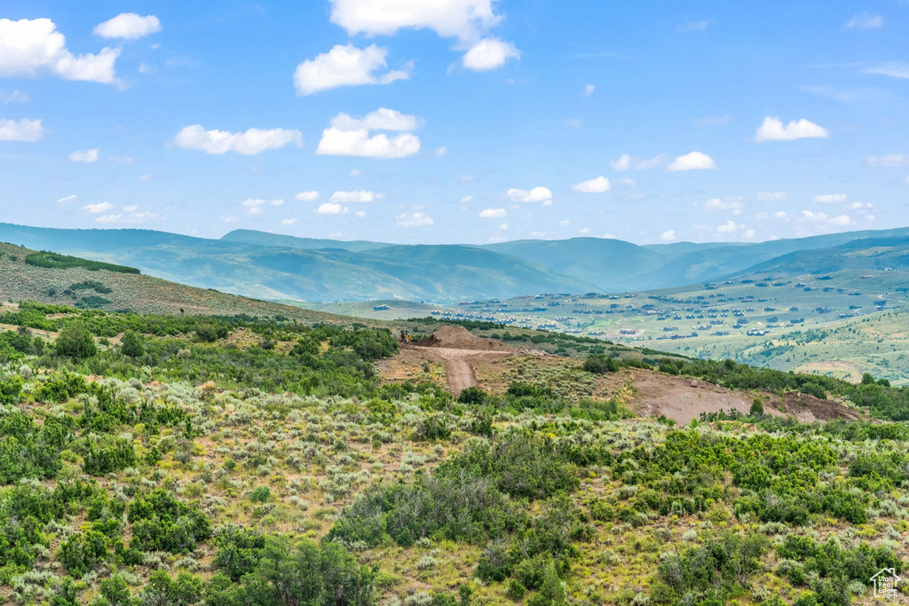 View of mountain background