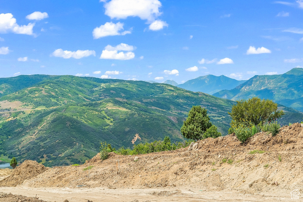 View of mountain background