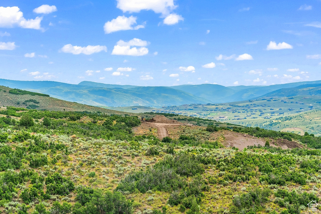 View of mountain backdrop