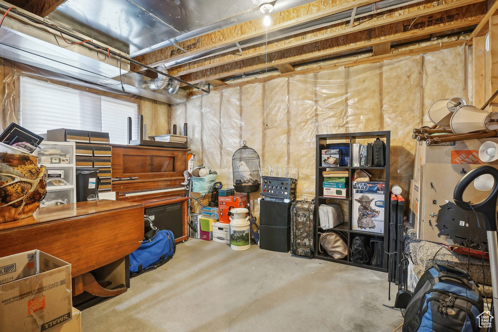 View of basement