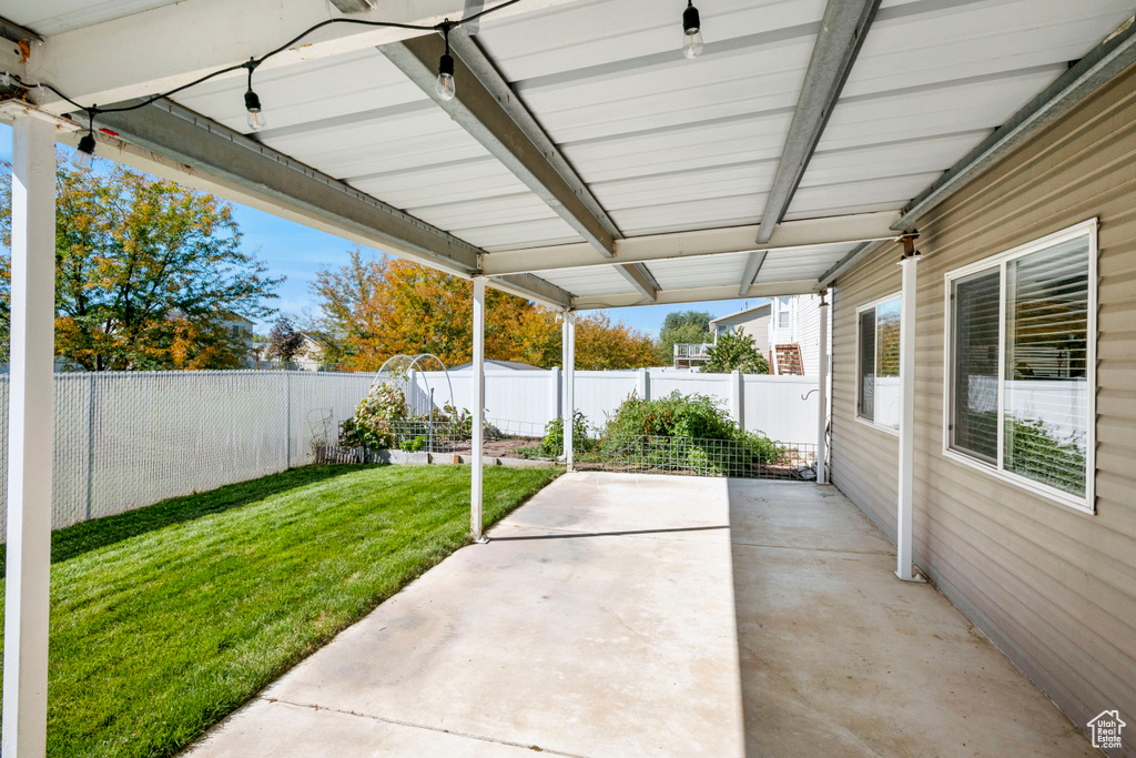 View of patio