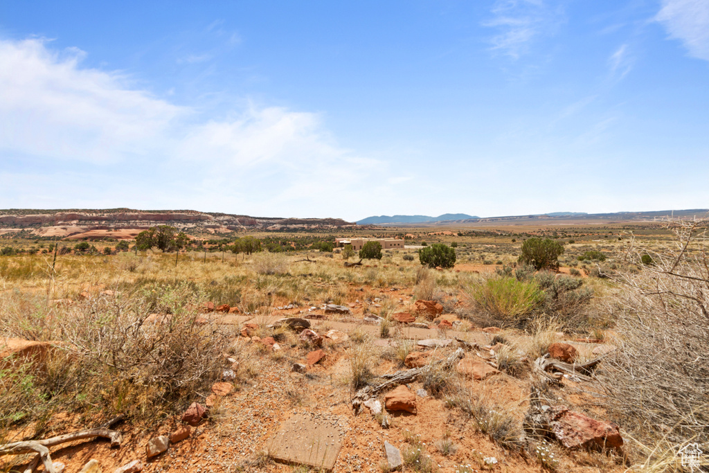 View of undeveloped land with rural landscape
