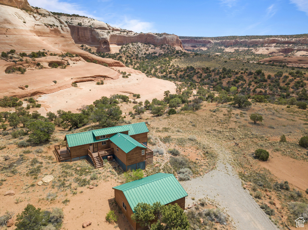 View of rural area with a desert landscape