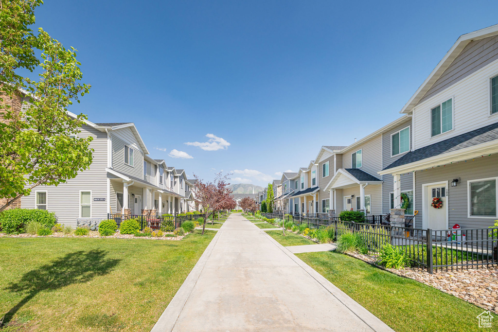 View of road with a residential view