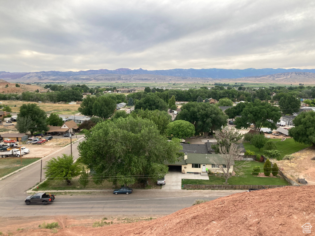 Drone / aerial view of mountains