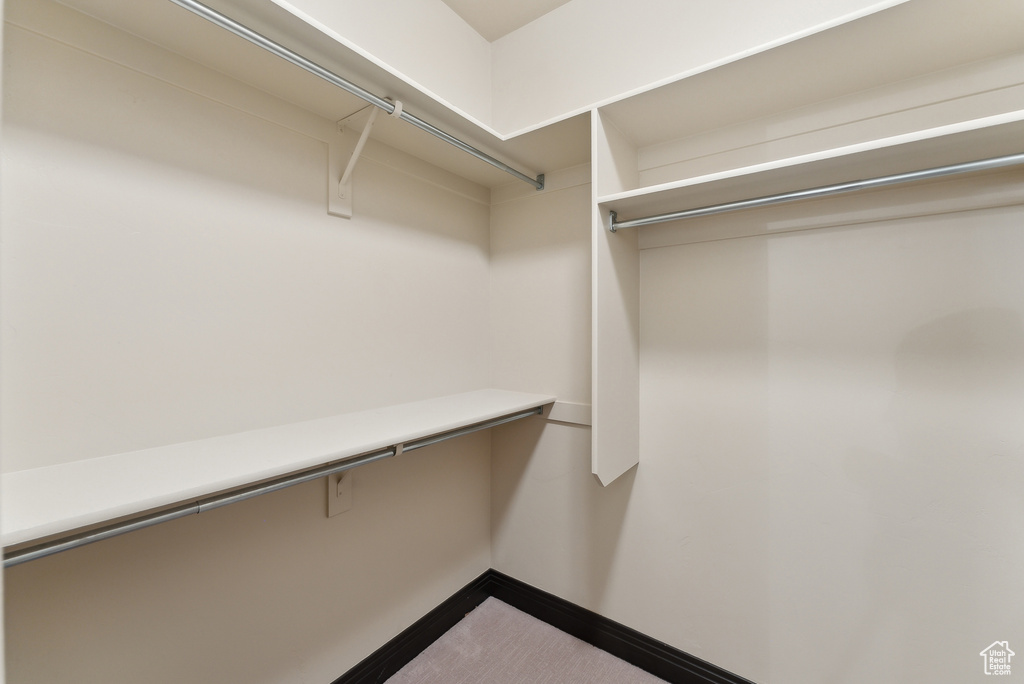 View of spacious closet