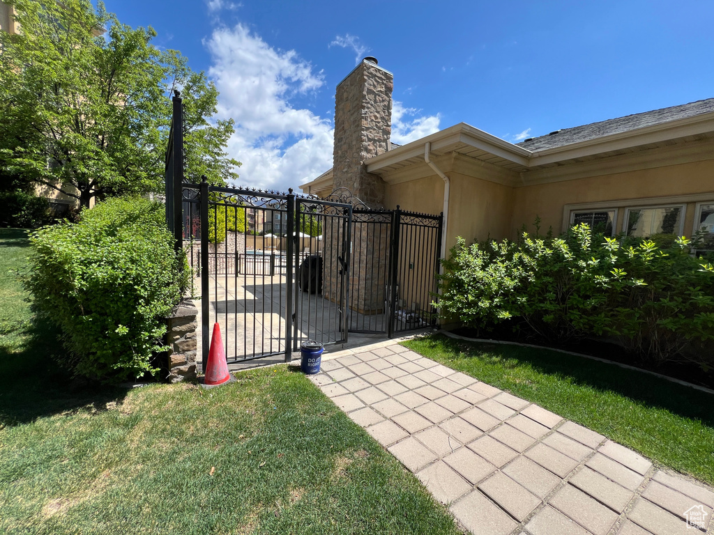 View of gate