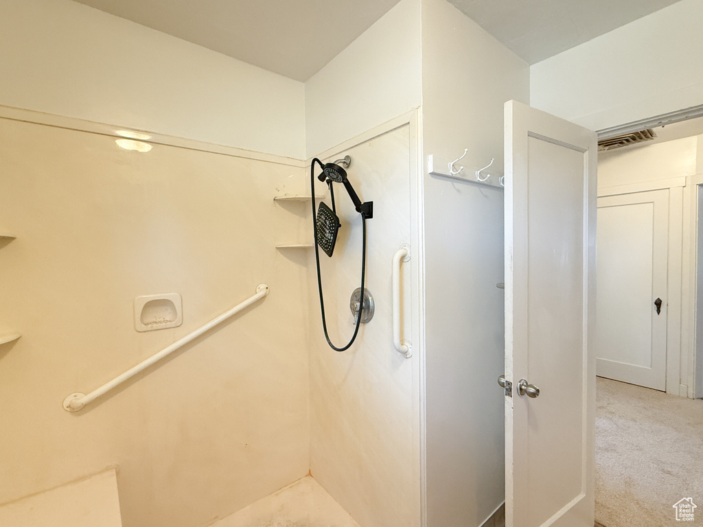 Full bath with a shower