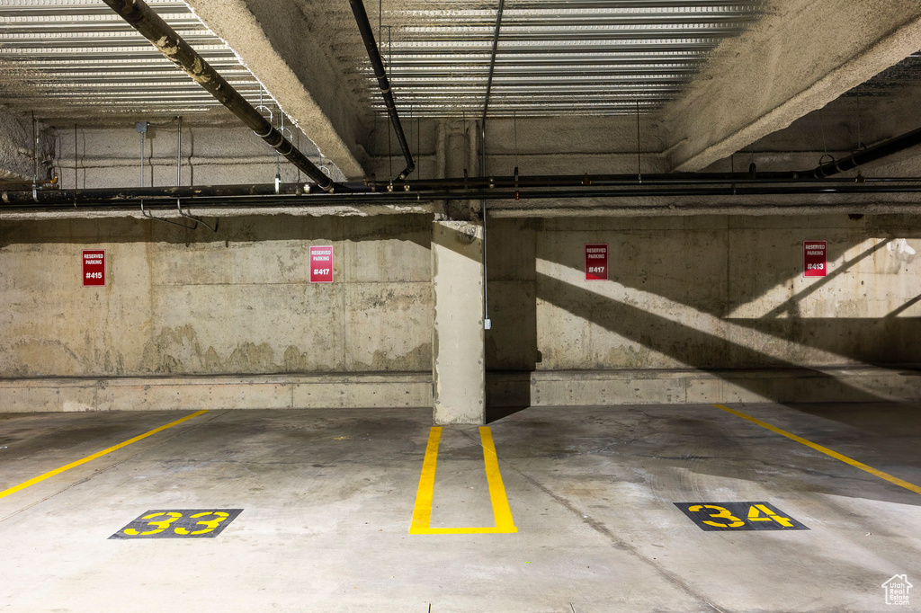View of parking deck